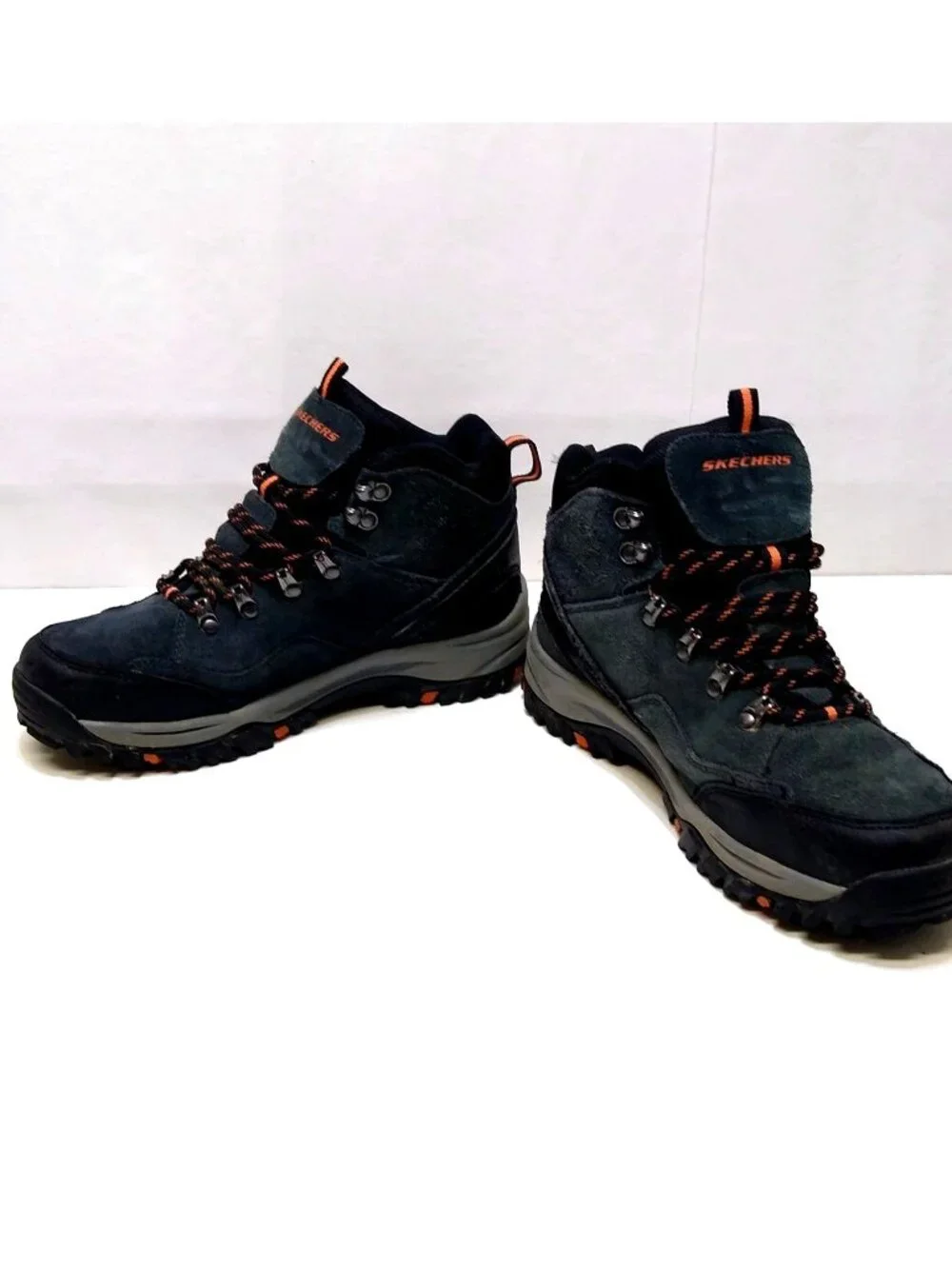 Skechers Relment Pelmo Suede Hiking Boot 64869 Waterproof Relaxed Fit Mens 7 EUC